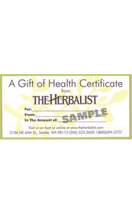 Gift Certificate - Please see Gift Card!